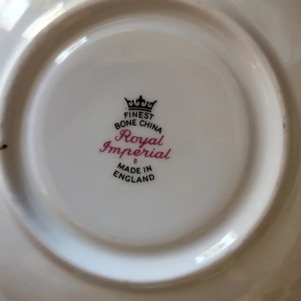 Royal imperial fine‎ bone china cup and saucer